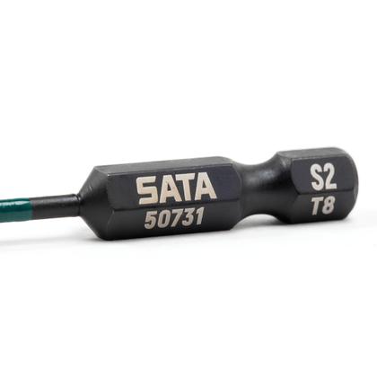 Imagem de Jogo De Bits Impacto Ponta Torx T10 50mm 5 Peças ST59732 Sata