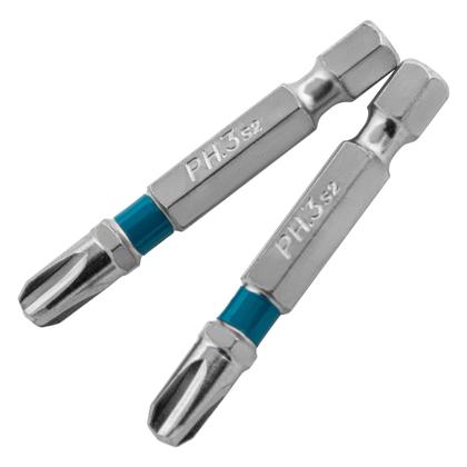Imagem de Jogo De Bits Parafusadeira Ph3 X 50mm 2pçs - Gross Aco Cromo Molibdenio