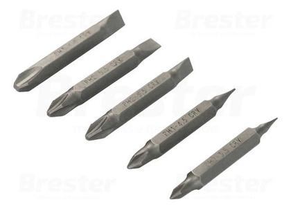 Imagem de Jogo De Bits Ponteiras Com 5 Pçs Pontas Duplas Parafusadeira