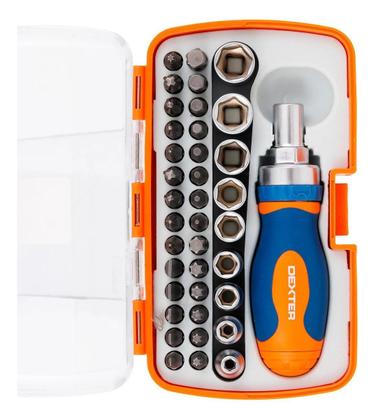 Imagem de Jogo De Bits Profissional 25Mm 38 Peças Com Estojo -Dexter