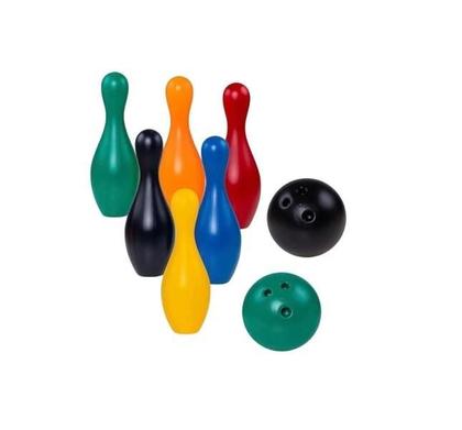 Imagem de Jogo De Boliche Brinquedo Infantil Com 6 Pinos E 2 Bolas