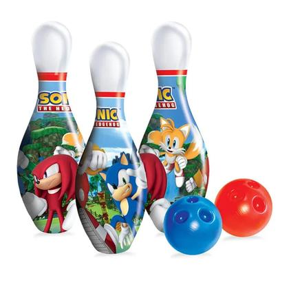 Imagem de Jogo De Boliche Infantil Sonic 6 Pinos - Líder 3573