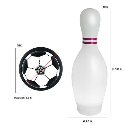 Imagem de Jogo de Boliche Kit com Disco Flutuante e Pinos Iluminados