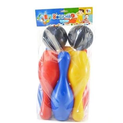 Imagem de Jogo de Boliche Plástico 6 Pinos e 2 Bolas
