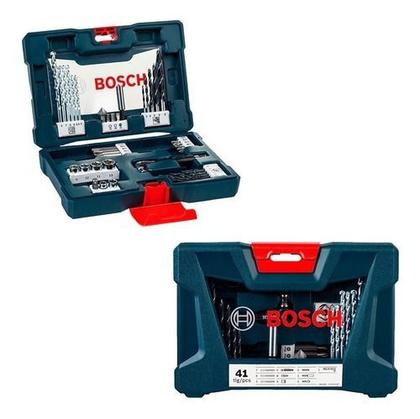 Imagem de Jogo De Brocas Bits E Soquetes Bosch V-line 41 Peças Bosch