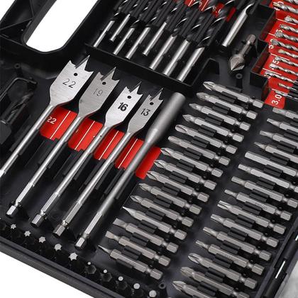 Imagem de Jogo De Brocas Bits E Soquetes Com 246 Peças