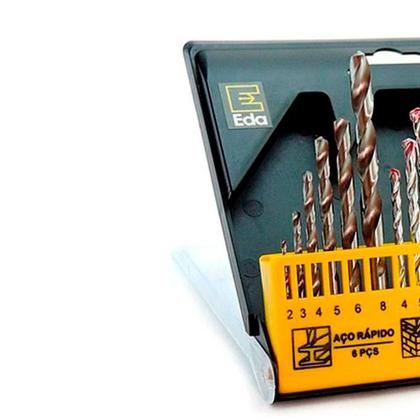 Imagem de Jogo de Brocas Combinadas Kit com 16 Peças 9TG EDA