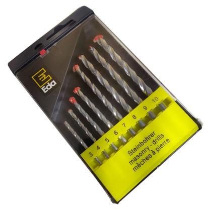 Imagem de Jogo De Brocas De Widea Parede 8 Peças 3 A 10mm Com Estojo