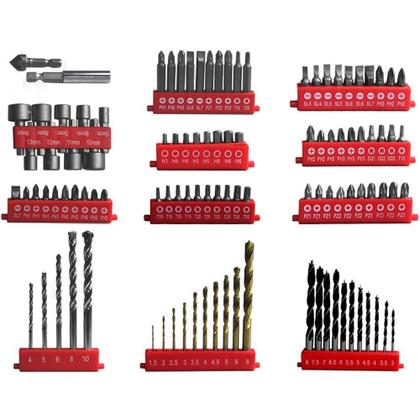 Imagem de Jogo De Brocas E Bits Com Maleta 105Peças 40870136 Menegotti