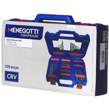 Imagem de Jogo De Brocas E Bits Com Maleta 105Peças 40870136 Menegotti