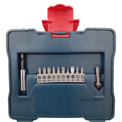 Imagem de Jogo De Brocas E Pontas Bits Com 30 Peças X-line Titânio Bosch