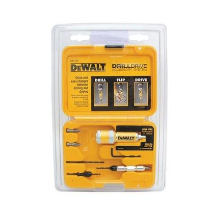 Imagem de Jogo de brocas escariadora dewalt c/bits c/8pcs troca rapida