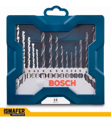 Imagem de Jogo de Brocas Mini XLine com 15 brocas para perfurar