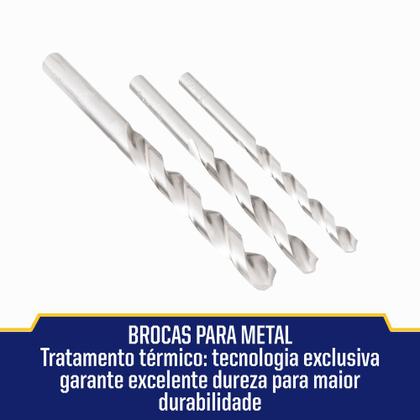 Imagem de Jogo De Brocas Mix Com 9 Peças Irwin Metal Concreto Madeira