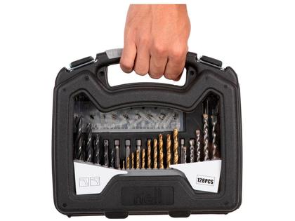 Imagem de Jogo de Brocas Nell 128 Peças XWT0129A com Maleta