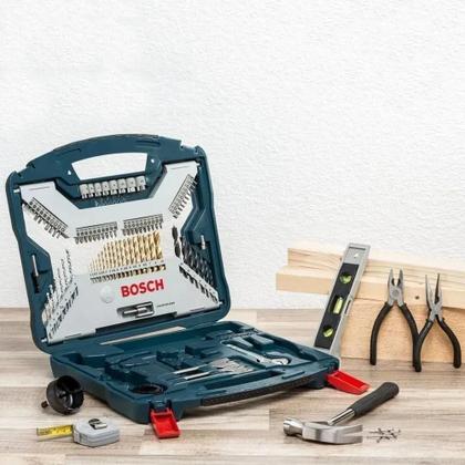 Imagem de Jogo De Brocas X-Line Titanio Com 103 Peças Com Maleta Bosch