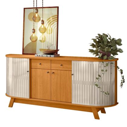 Imagem de Jogo de Buffet e Cristaleira Vancouver Cinamomo Off White