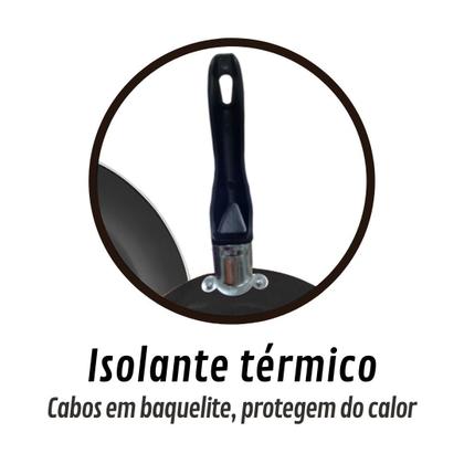 Imagem de Jogo de Caçarolas 05 Peças com Tampa de Vidro e Utensílios