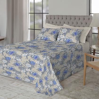 Imagem de Jogo de Cama 100% algodão Queen Size 130 Fios Fiori