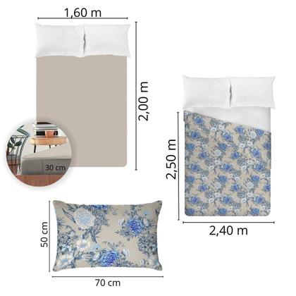 Imagem de Jogo de Cama 100% algodão Queen Size 130 Fios Fiori