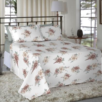 Imagem de Jogo de Cama 100% Algodão Queen Size 180 Fios Nova América