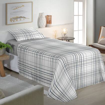 Imagem de Jogo de Cama 100% Algodão Solteiro 200 Fios Fiori