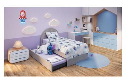 Imagem de Jogo de Cama 100% Algodão Solteiro Estampado Personagem - Com 3 Peças - 1,40m X 2,10m