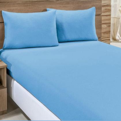 Imagem de Jogo De Cama Box Lençol Casal Queen 3 Peças Com Elástico 