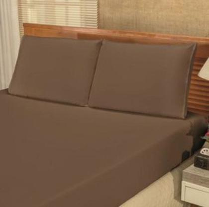 Imagem de Jogo De Cama Box Lençol Casal Queen 3 Peças Com Elástico 