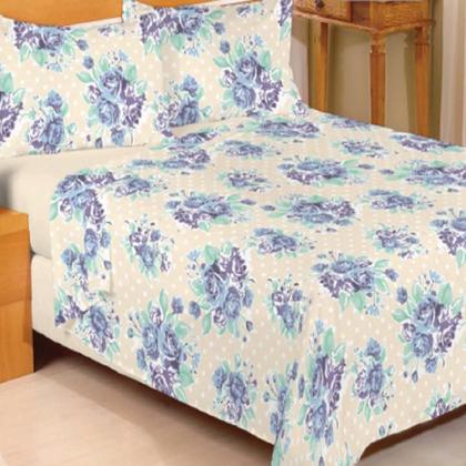 Imagem de Jogo de Cama Box Lençol Casal Queen Estampado 4 Peças - Estampas Sortidas