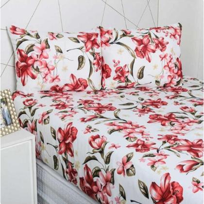 Imagem de Jogo de Cama Box Lençol Casal Queen Estampado 4 Peças - Estampas Sortidas