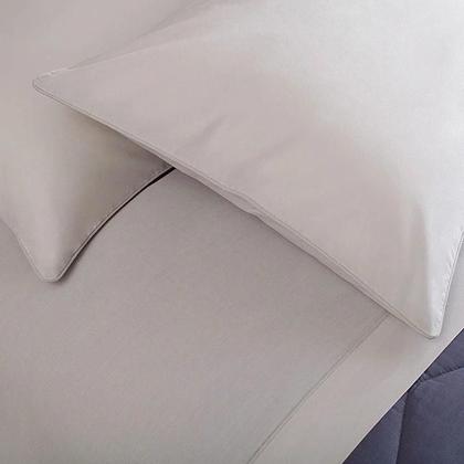 Imagem de Jogo de Cama Buddemeyer Basic Percalle Queen Bege 4 Peças 180 Fios - 100% Algodão