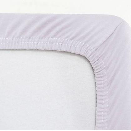 Imagem de Jogo de Cama Buettner Solteiro Malha Liso 2 Peças Image Branco