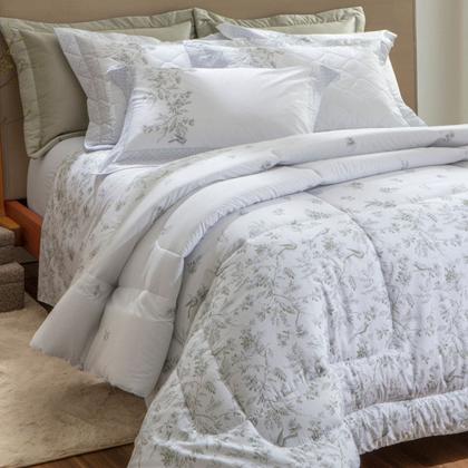 Imagem de Jogo de Cama Casal 200 Fios Kacyumara 04 Peças Vida Bela Elegancy