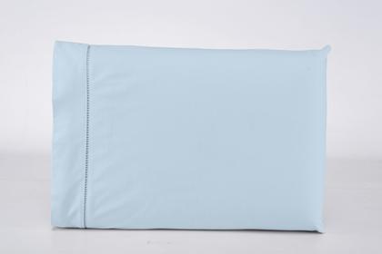 Imagem de Jogo de cama casal 4 peças 100% algodão 400 fios azul