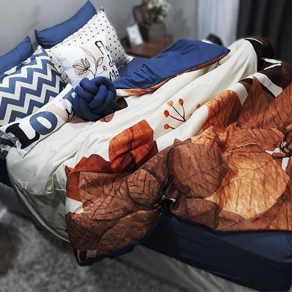 Imagem de Jogo de cama casal comum 9 peças - casa da fama