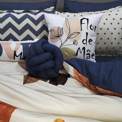 Imagem de Jogo de cama casal comum 9 peças - casa da fama