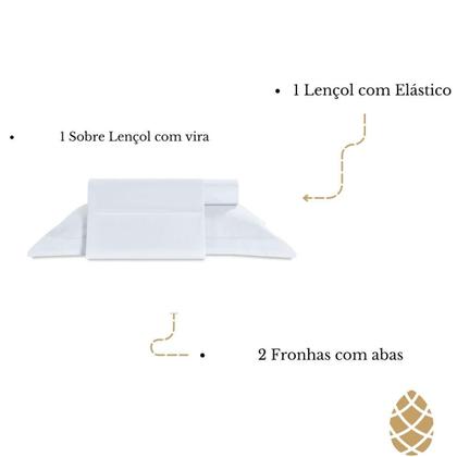 Imagem de Jogo De Cama Casal Jolitex Toque De 1000Fios Thousand 4 Pçs