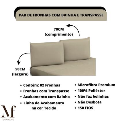 Imagem de Jogo de Cama Casal Lençol com Elástico Microfibra Premium 03 Peças Roupa de Cama Box para Revenda