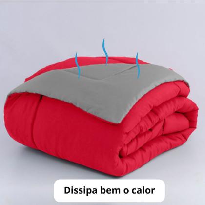 Imagem de Jogo de Cama Casal/queen para Calor de Verão com Edredom Lençol Fronha Função Cobre Leito e Cobertor