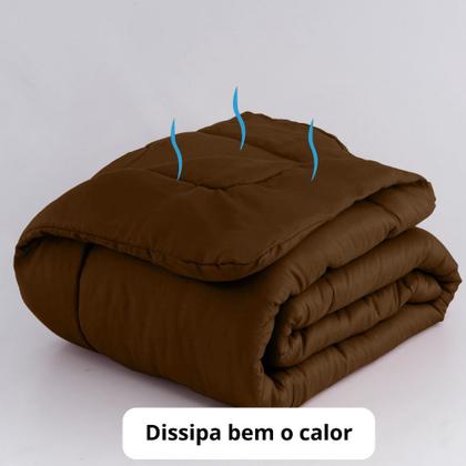 Imagem de Jogo de Cama Casal/queen para Calor de Verão com Edredom Lençol Fronha Função Cobre Leito e Cobertor