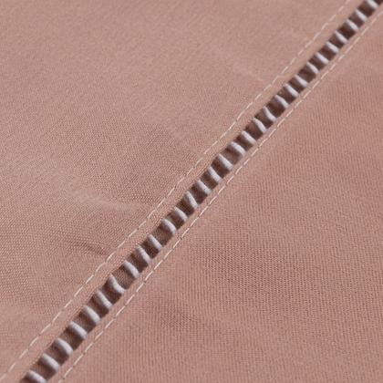 Imagem de Jogo de Cama Classic Solteiro Percal 400 Fios Ponto Palito 02 Peças, Antiácaro, Toque Macio e Confortável