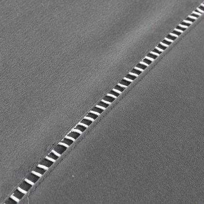 Imagem de Jogo de Cama Classic Solteiro Percal 400 Fios Ponto Palito 03 Peças, Antiácaro, Antipilling com Toque Macio