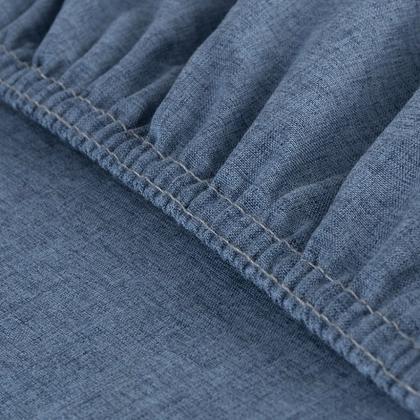 Imagem de Jogo de Cama Classic Solteiro Percal 400 Fios Ponto Palito 03 Peças, Antiácaro, Antipilling com Toque Macio