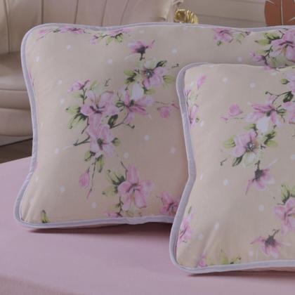 Imagem de Jogo de Cama Confort Exclusivo Solteiro 2 Pç Com Elástico Malha 100% Algodão Toque Macio Uso Diário