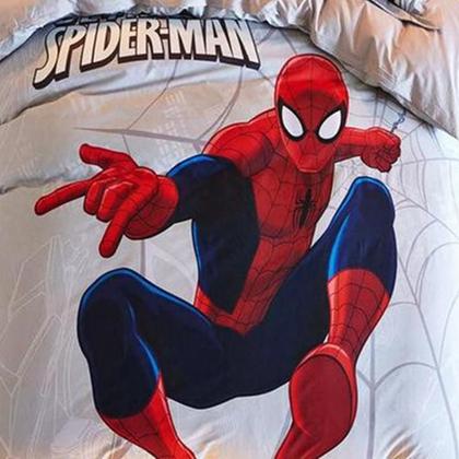Imagem de Jogo De Cama Infantil Homem Aranha 4 Peças Com Edredom Decor