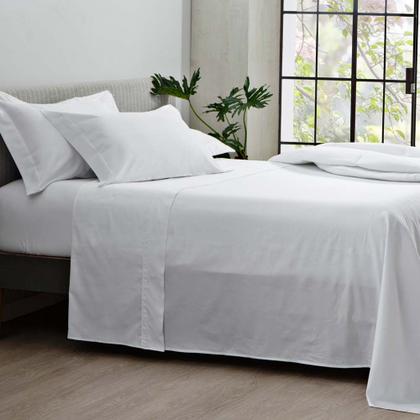 Imagem de Jogo de Cama Kacyumara Satinee Liso 300 Fios - 100% Algodão - Queen 45