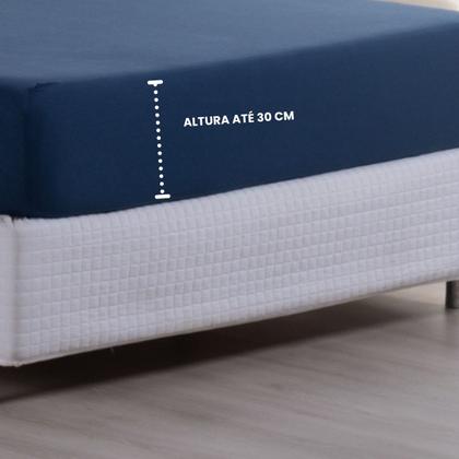 Imagem de Jogo de Cama King Malha 100% Algodão c/ Elastico 04 Pçs
