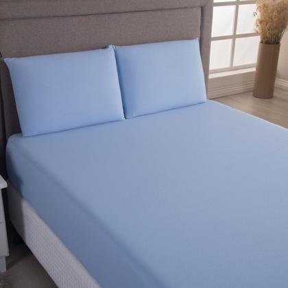 Imagem de Jogo de Cama King Malha 100% Algodão c/ Elastico 04 Pçs
