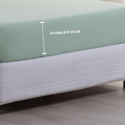 Imagem de Jogo de Cama King Malha 100% Algodão c/ Elastico 04 Pçs